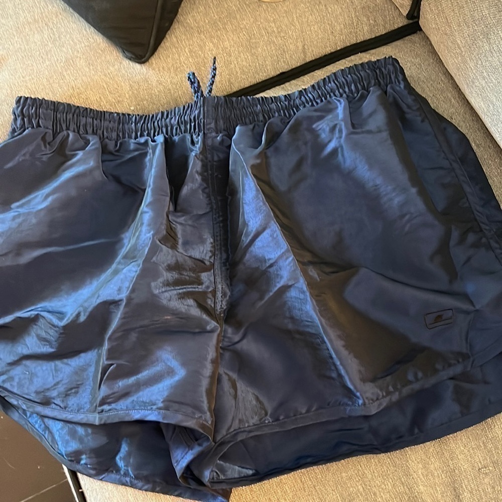 Catalina Vintage 90s Mens 
Yachting Board Shorts metallic Blue
Size L